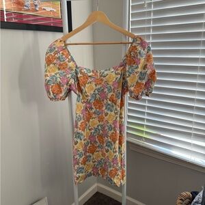 Lush Multicolor Floral Dress